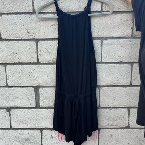 Black athletic romper!